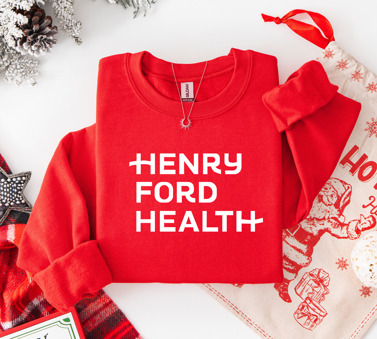 Henry Ford Health Christmas Crewnecks