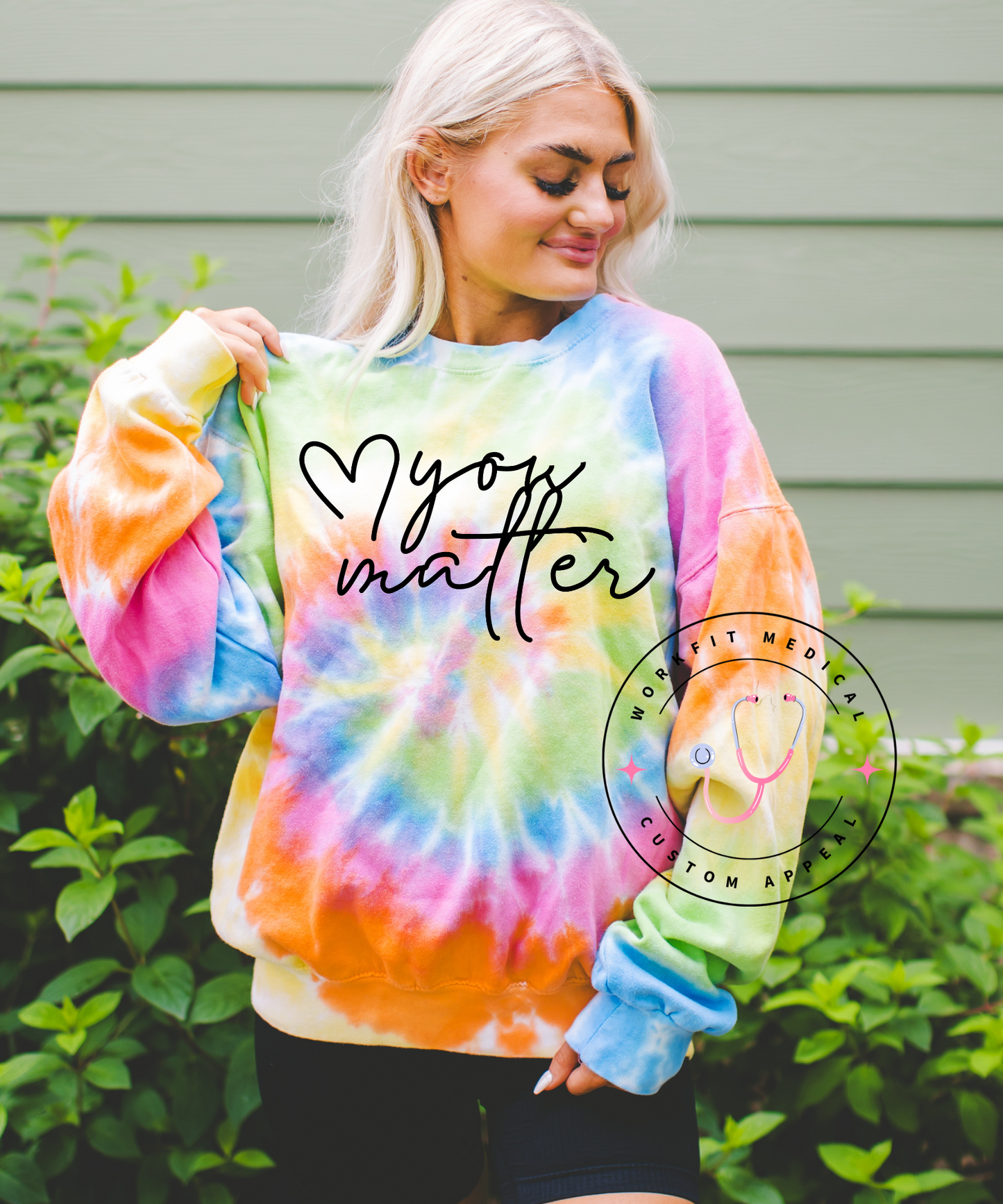 You Matter Tye Die Long Sleeve