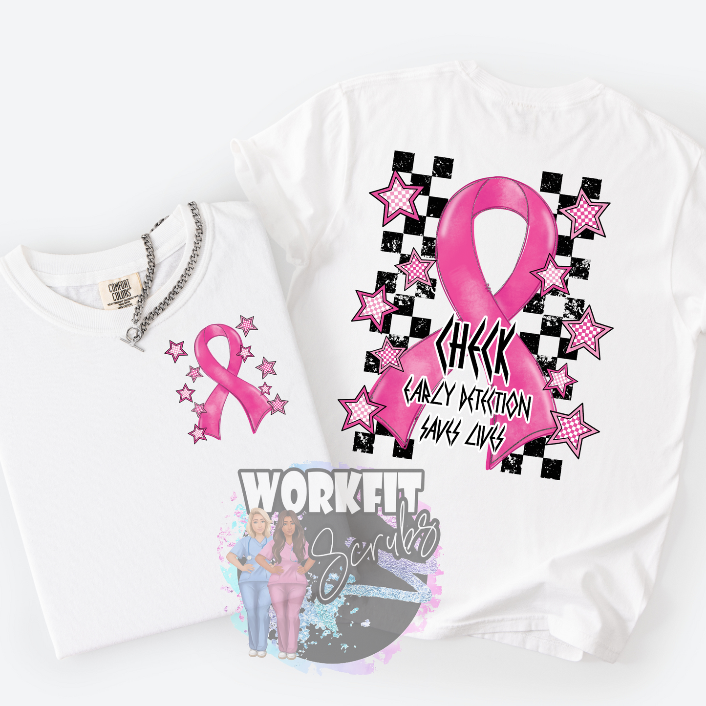 Breast Cancer Rock it T Shirt