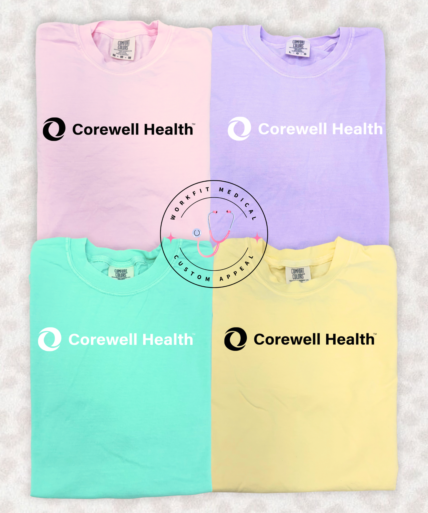 Corewell Health Pastel T-Shirt Bundle