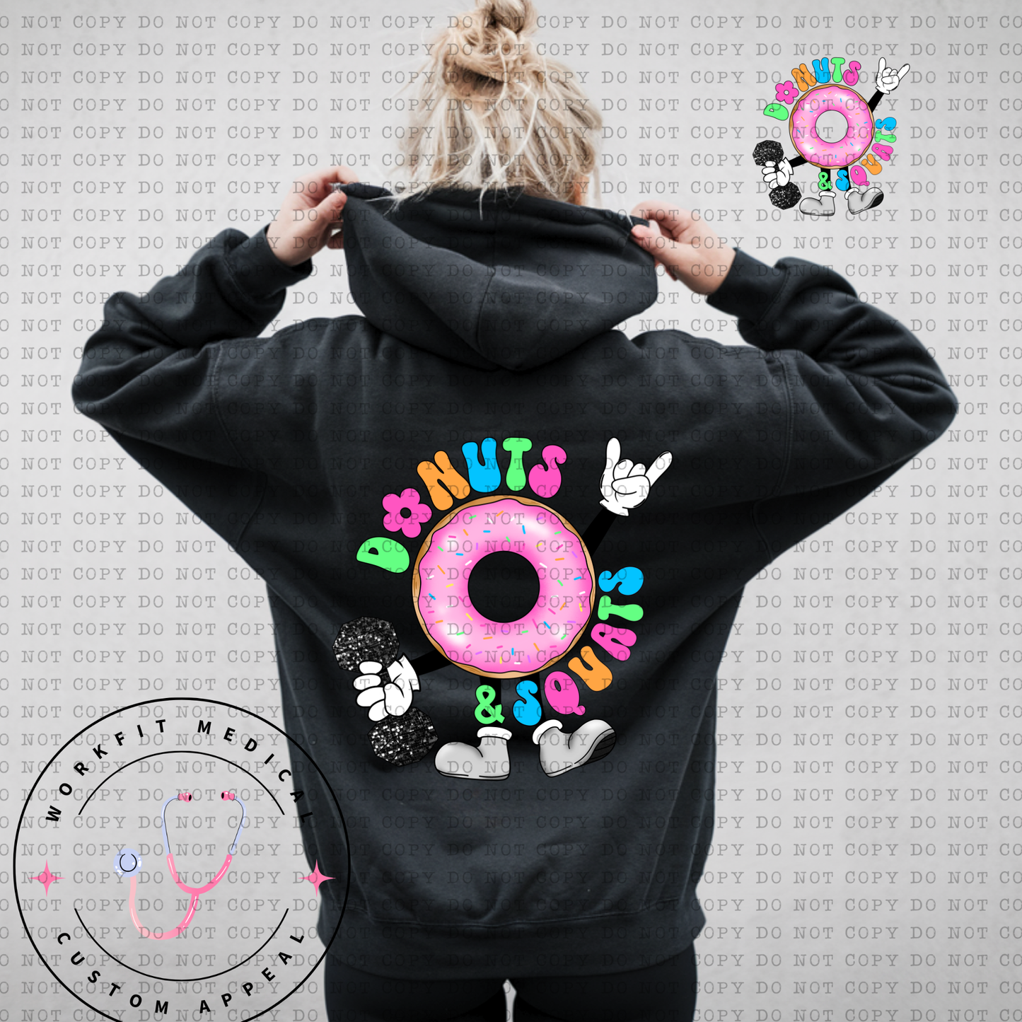 Donuts and Squats Hoodie