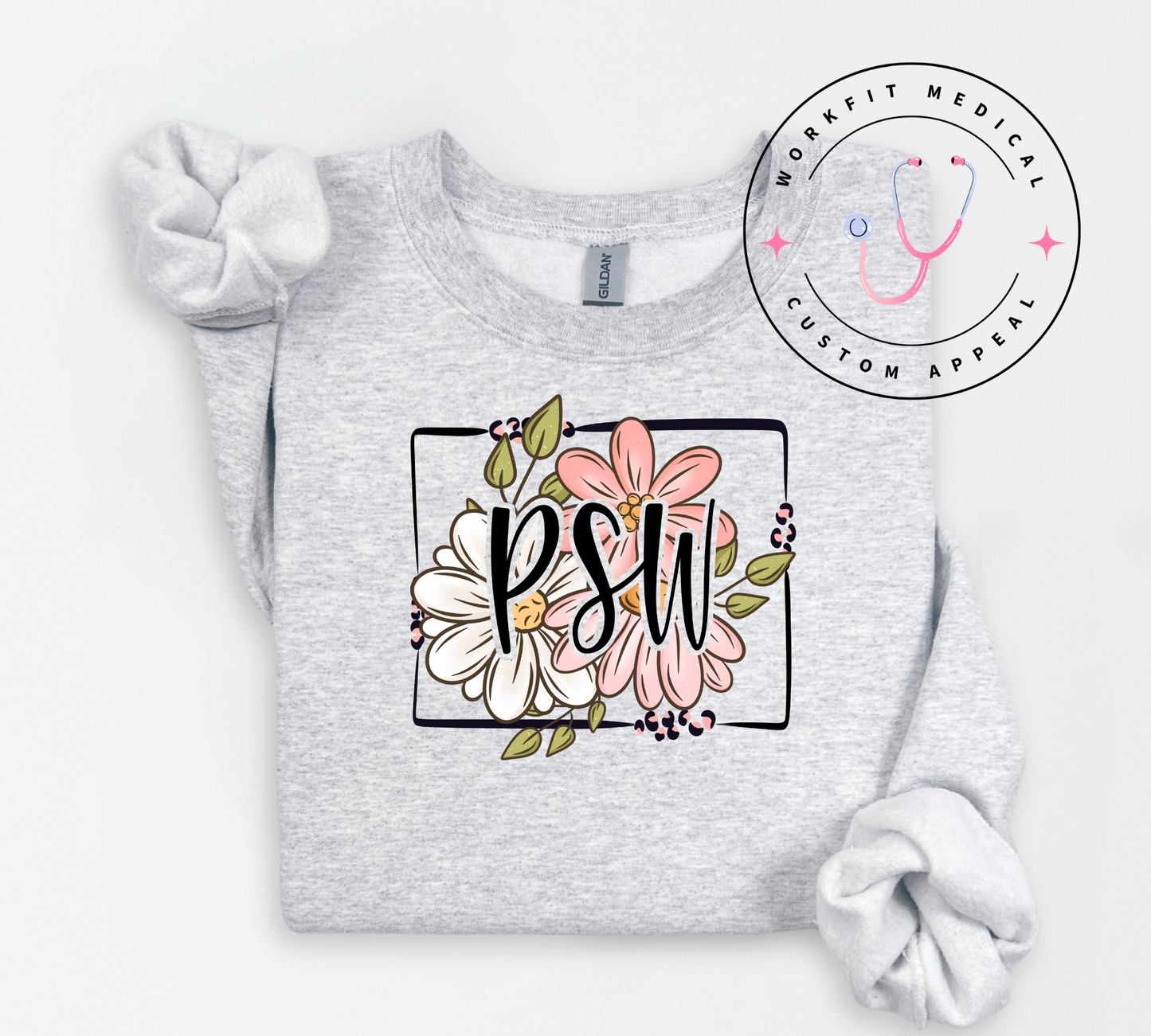 Classic Flower PSW Crewneck