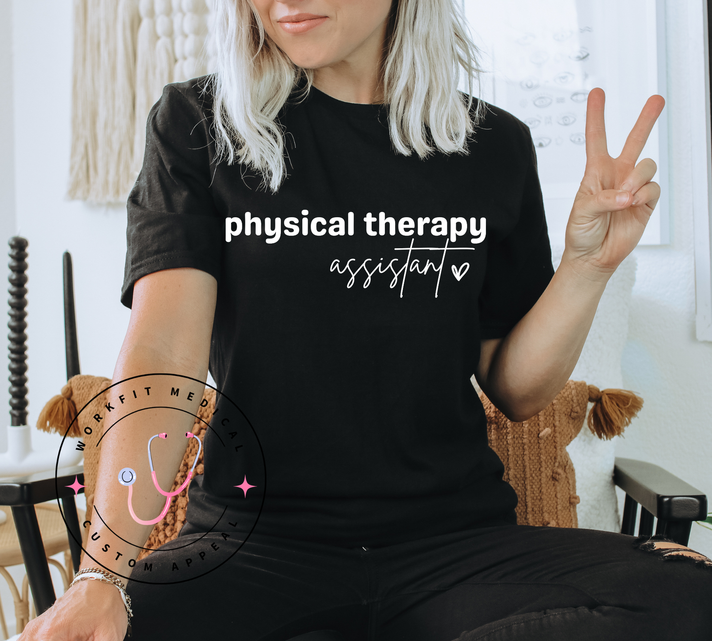 Simply with heart PTA Tee