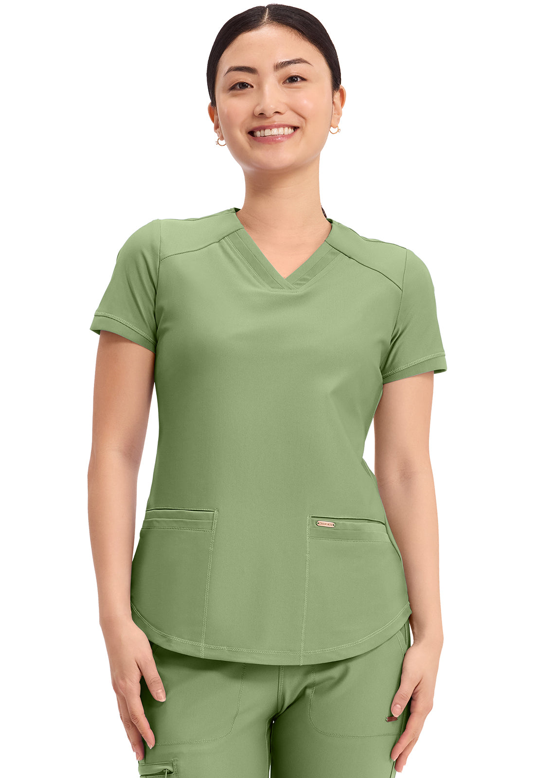 Cherokee Form V Neck Top