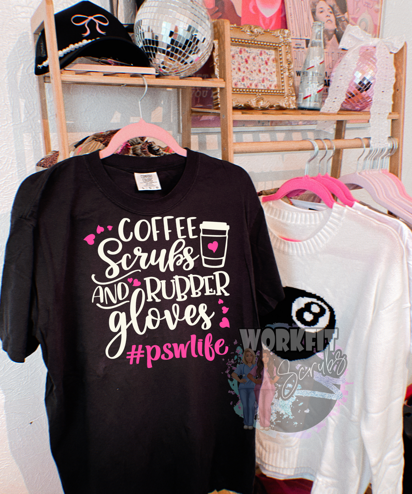 Coffee Scrubs PSW Tee