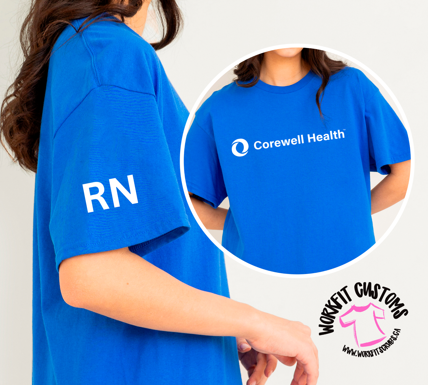 Corewell Health Royal RN T-Shirt