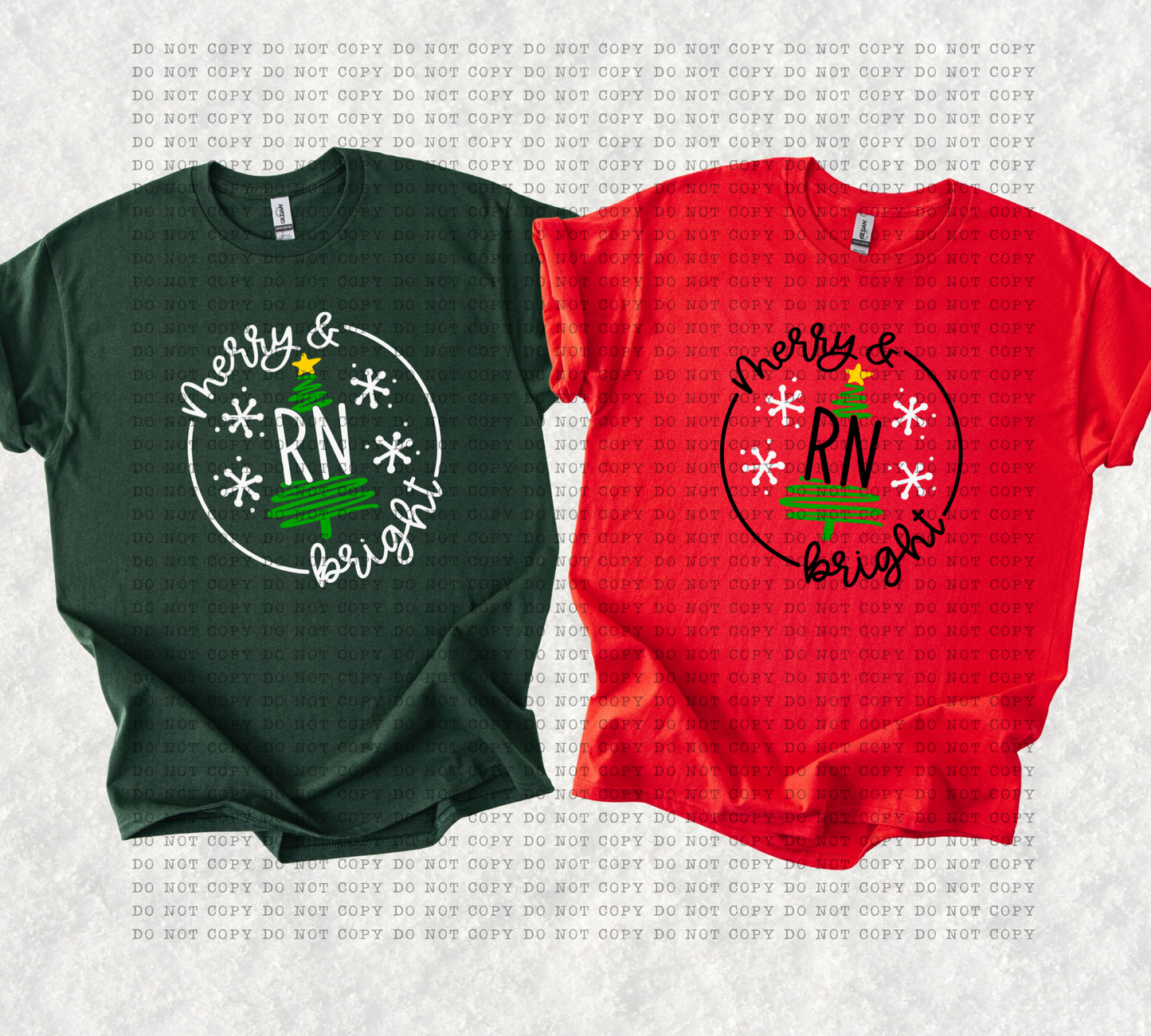 RN - Merry & Bright Tees