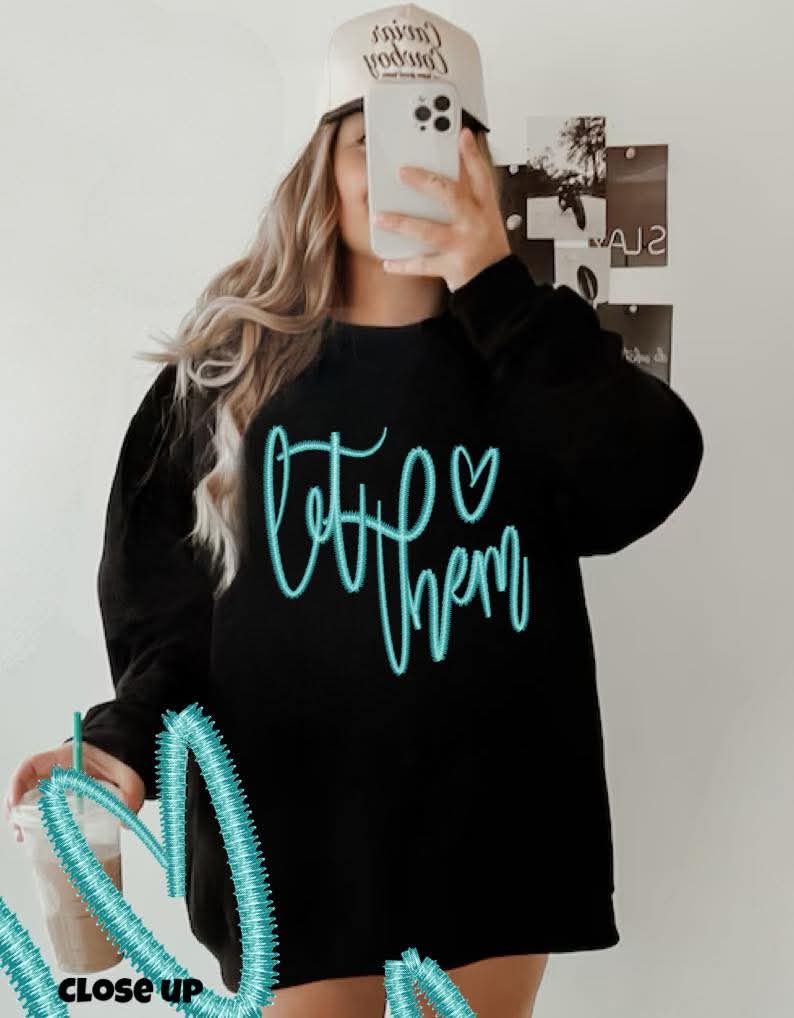 Let Them Oversized Crewnecks