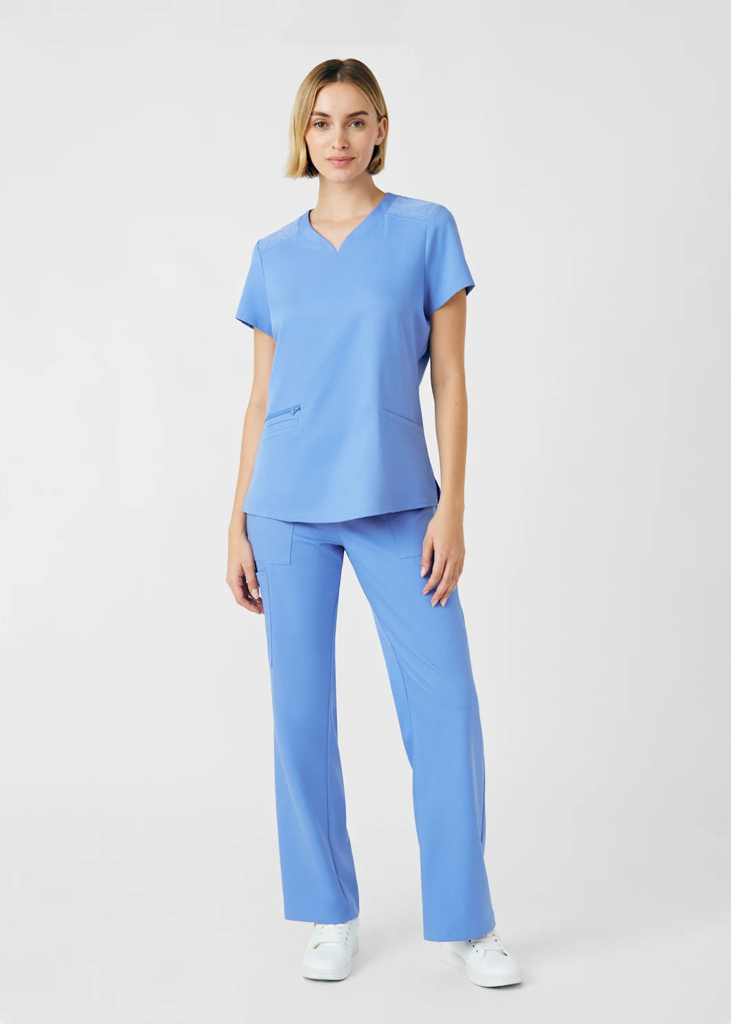 VIBE Collection- 2 Pocket V Neck Scrub Top