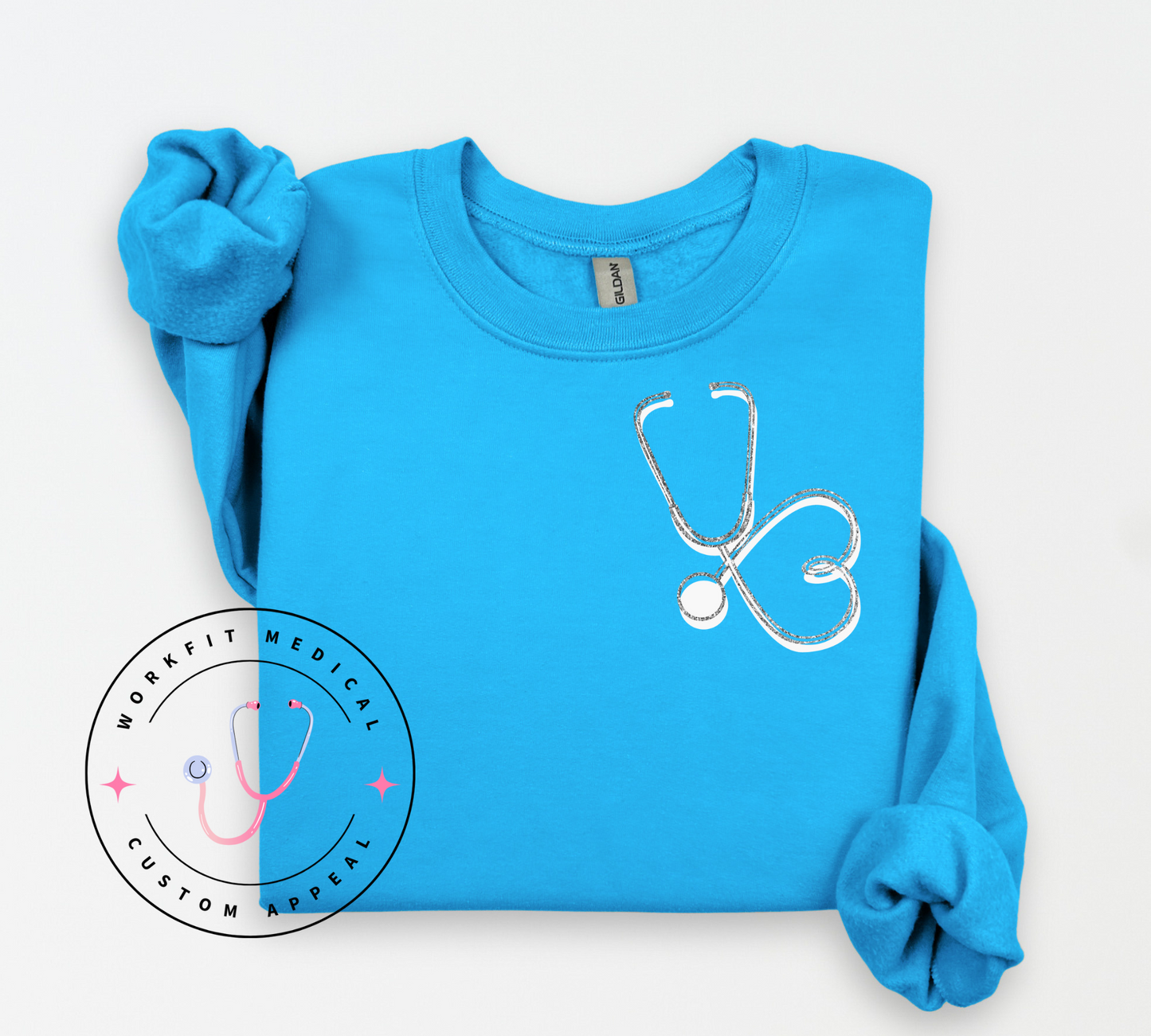 Glitter Stethoscope Crew