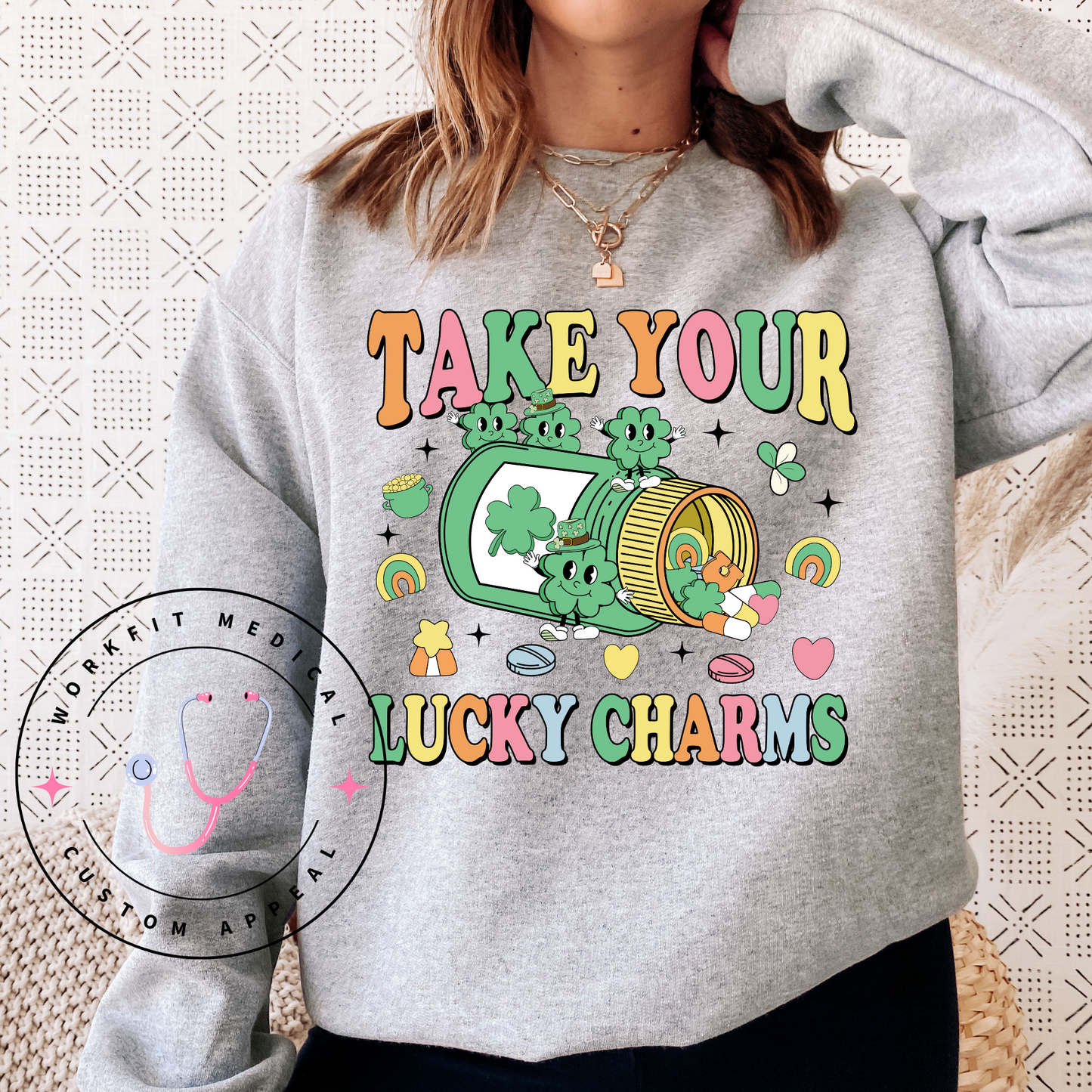 St.Patty's Day Medical Crewnecks