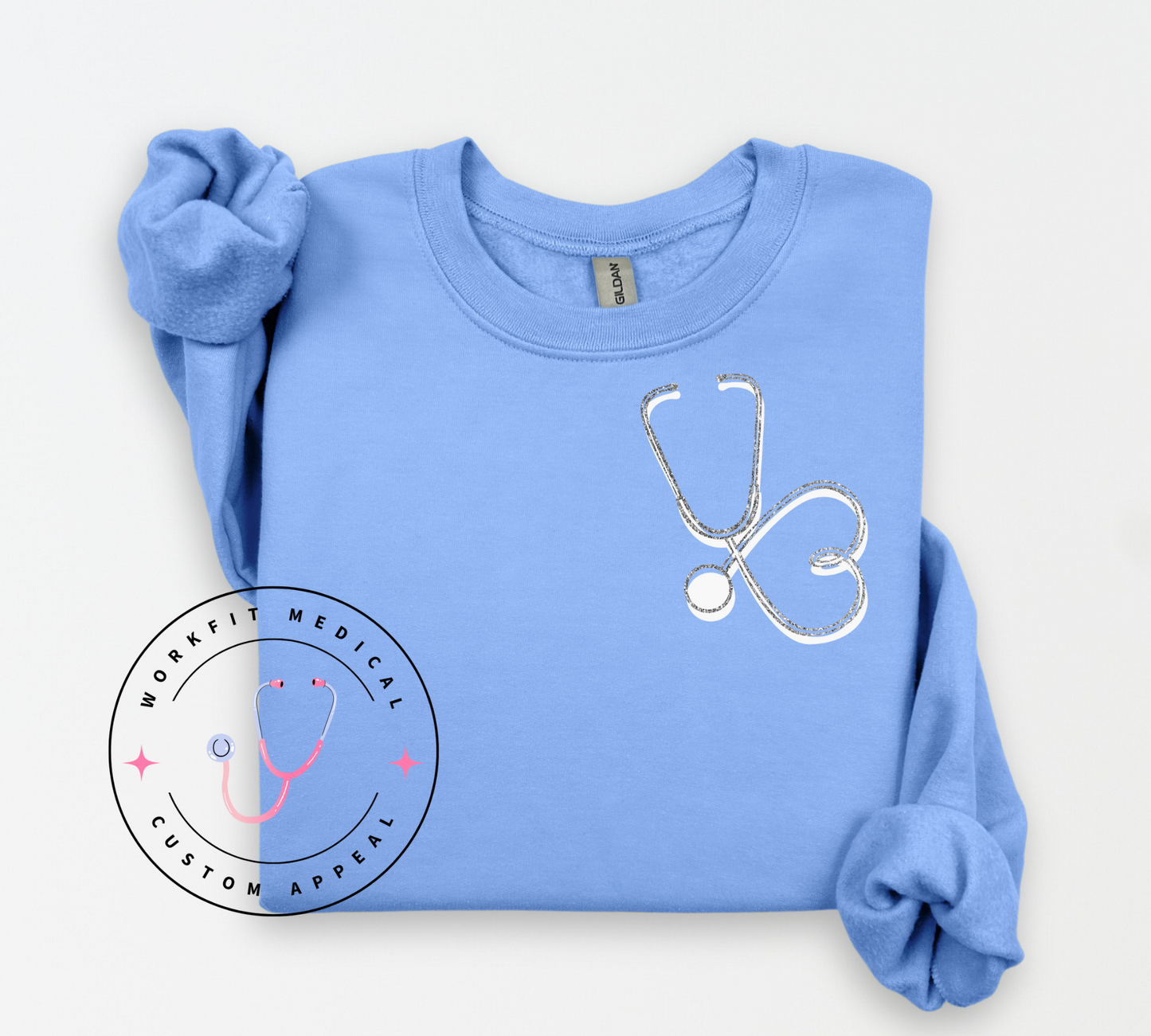 Glitter Stethoscope Crew