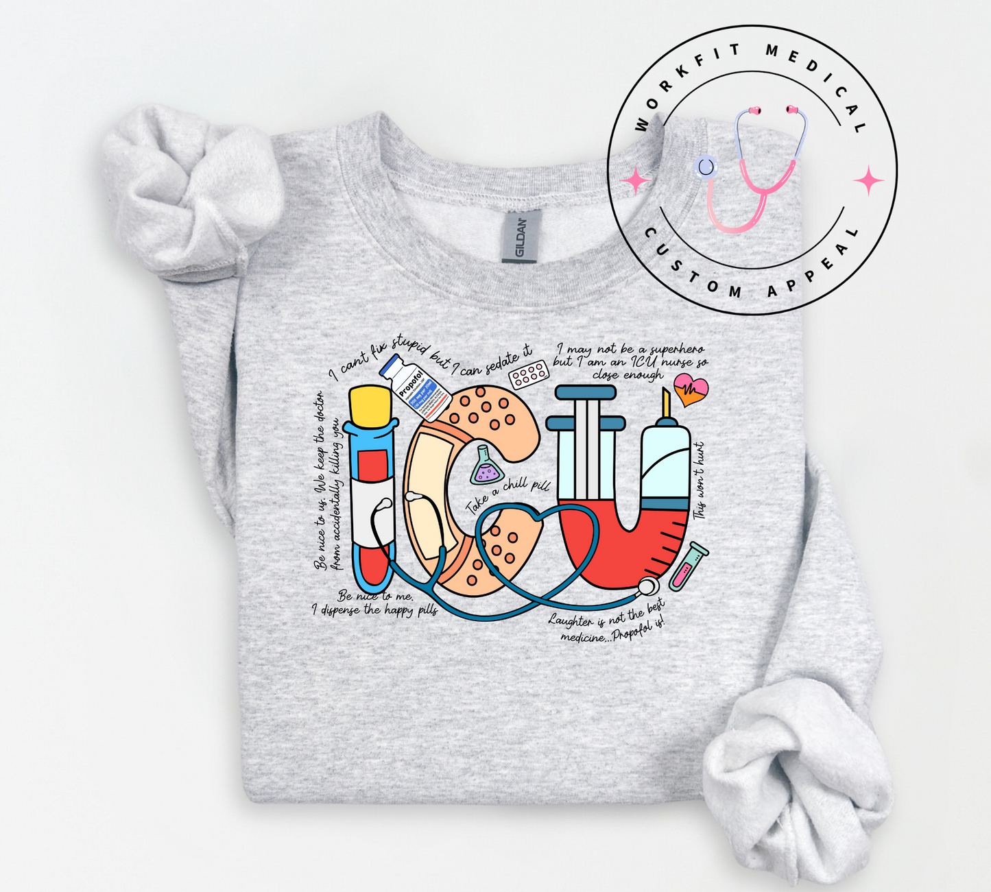 Propofol ICU Crew & Tee