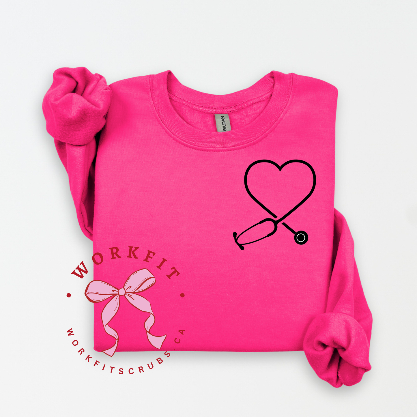 Stethoscope Heart Crewneck