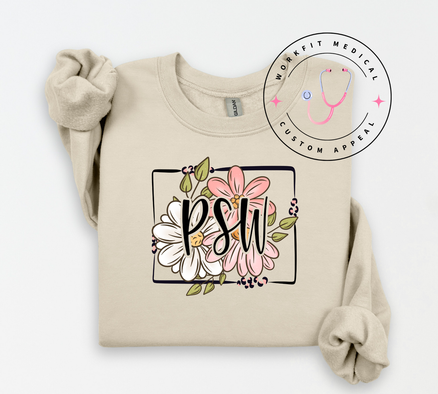 Classic Flower PSW Crewneck