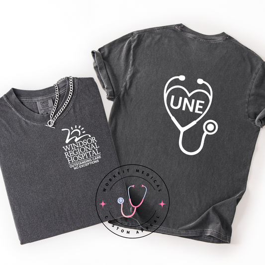 WRH UNE doubled Sided Tee