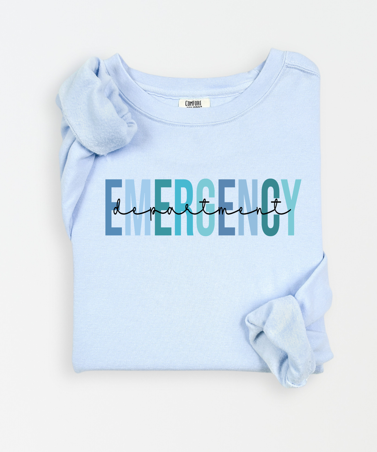Chambray ER Dept Crewneck
