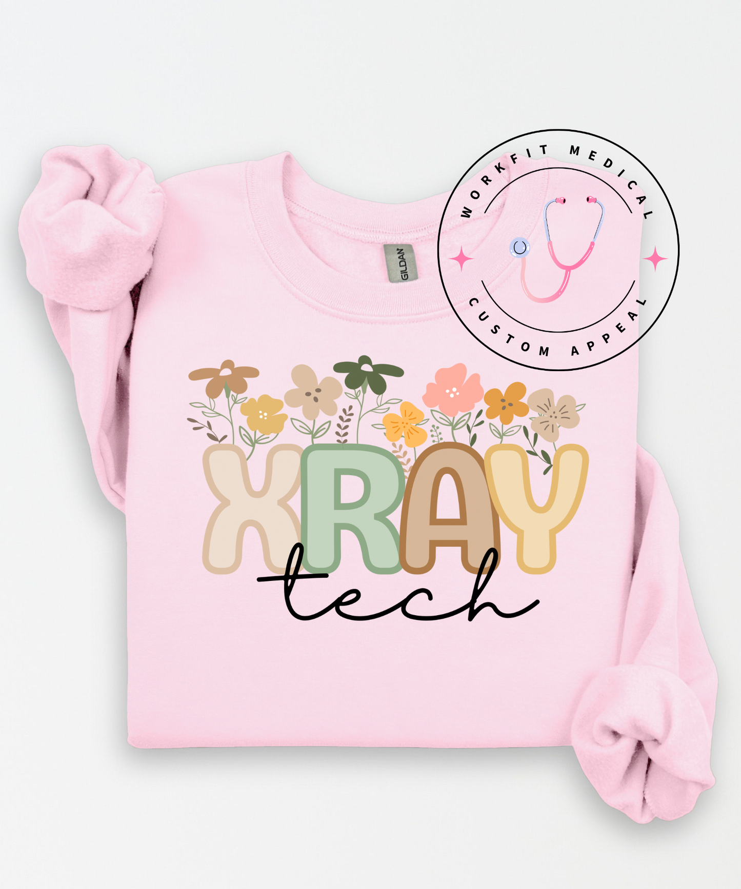 Floral XRAY Tech Crewneck