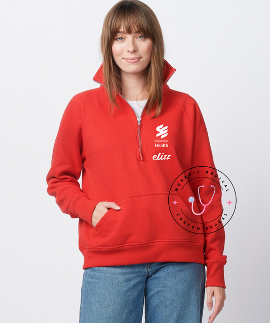 SE Ladies Boxy Half Zip Fleece