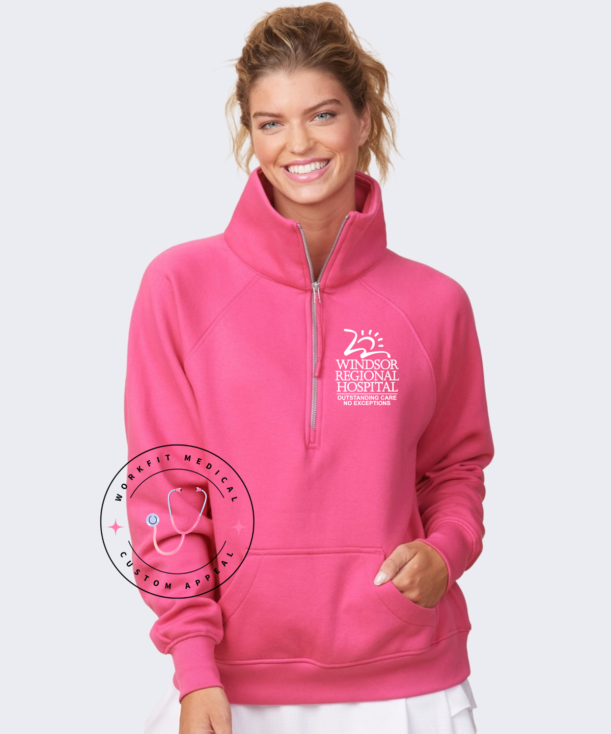 WRH Ladies Boxy Half Zip Fleece