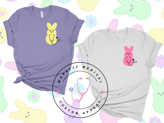Easter Peeps- Pocket T-Shirts