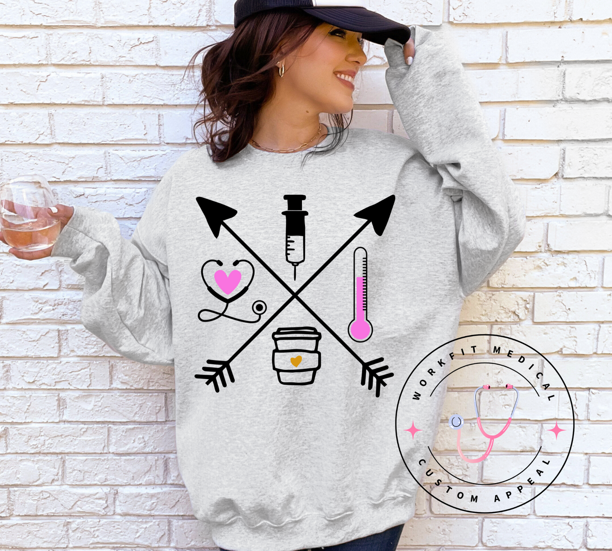 A few Nurse things Crewneck