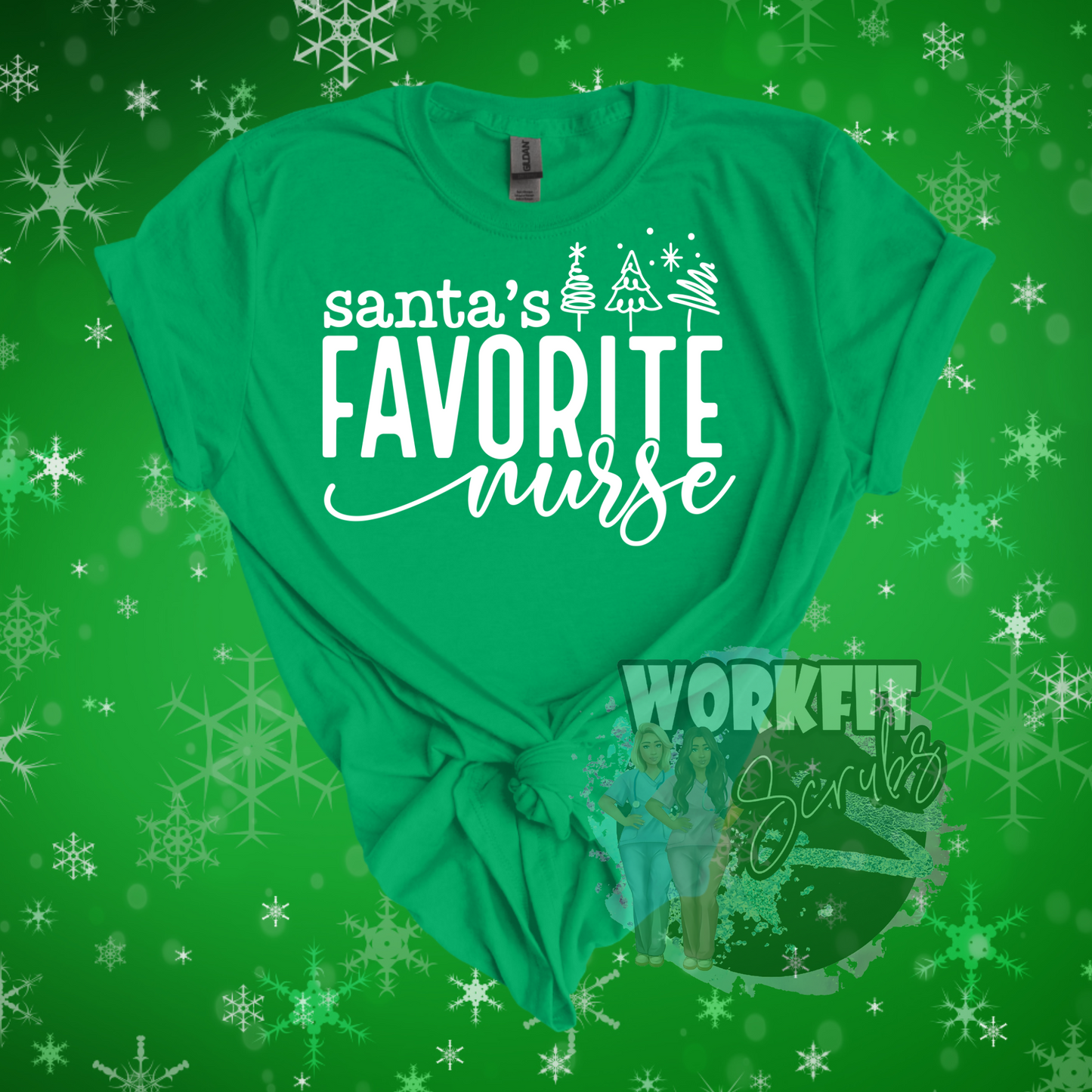 Santa's Favorite Nurse Tee