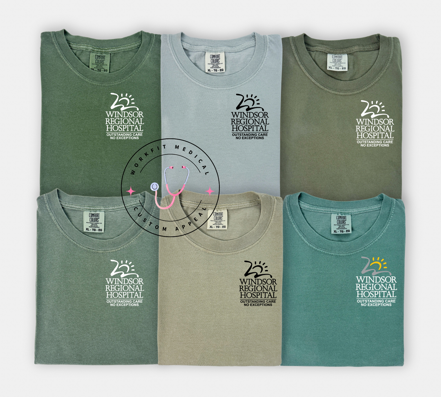 Comfort Color WRH 6 tee bundle