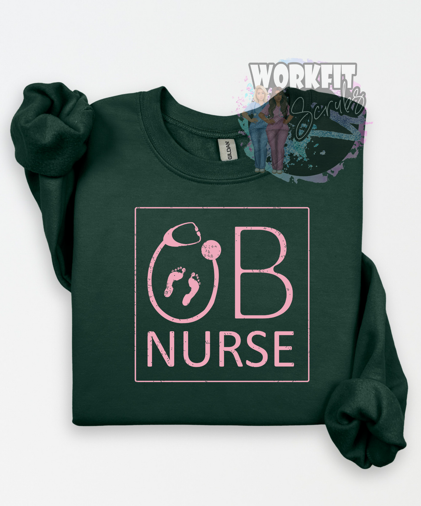 OB Nurse Crewneck