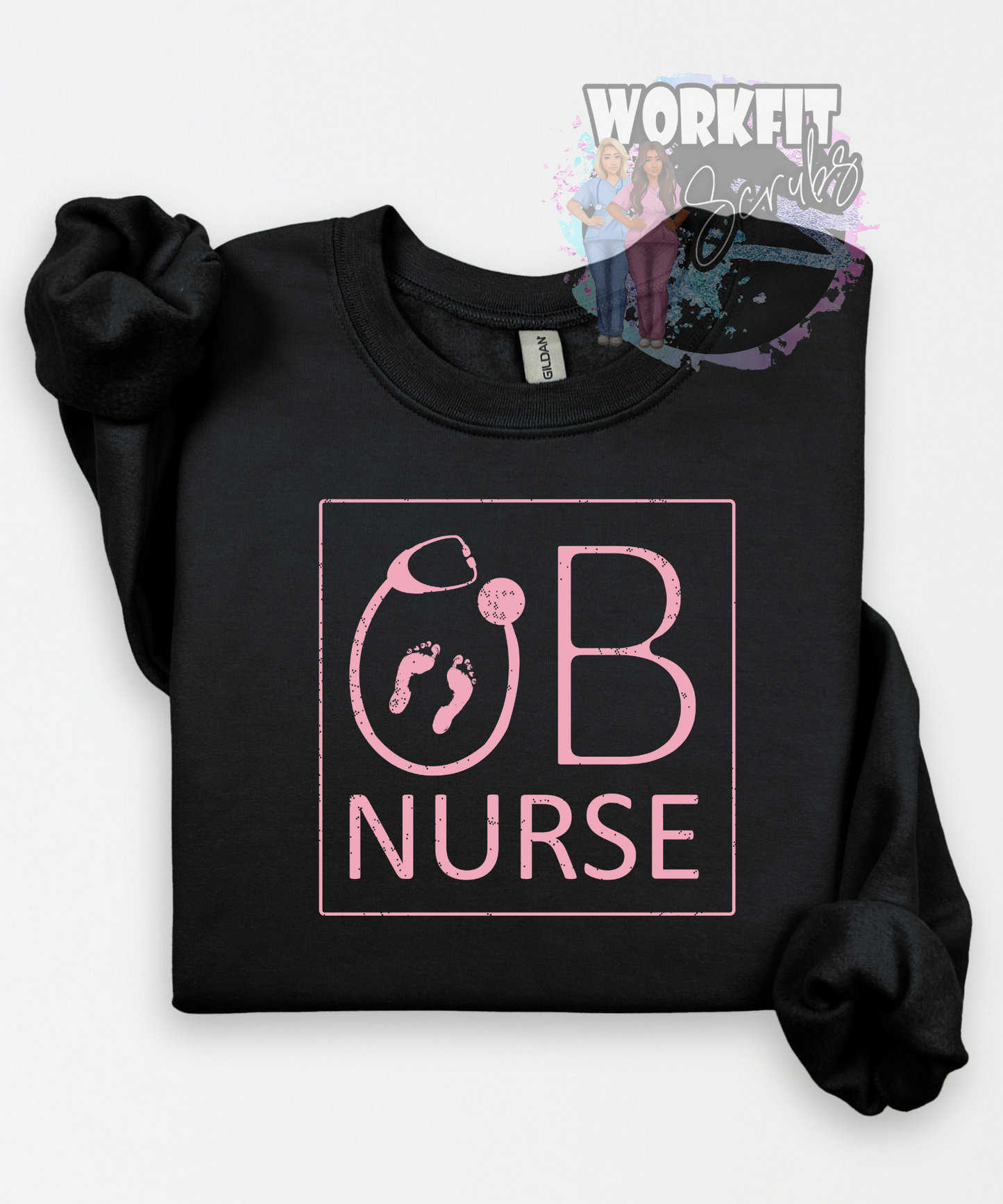 OB Nurse Crewneck