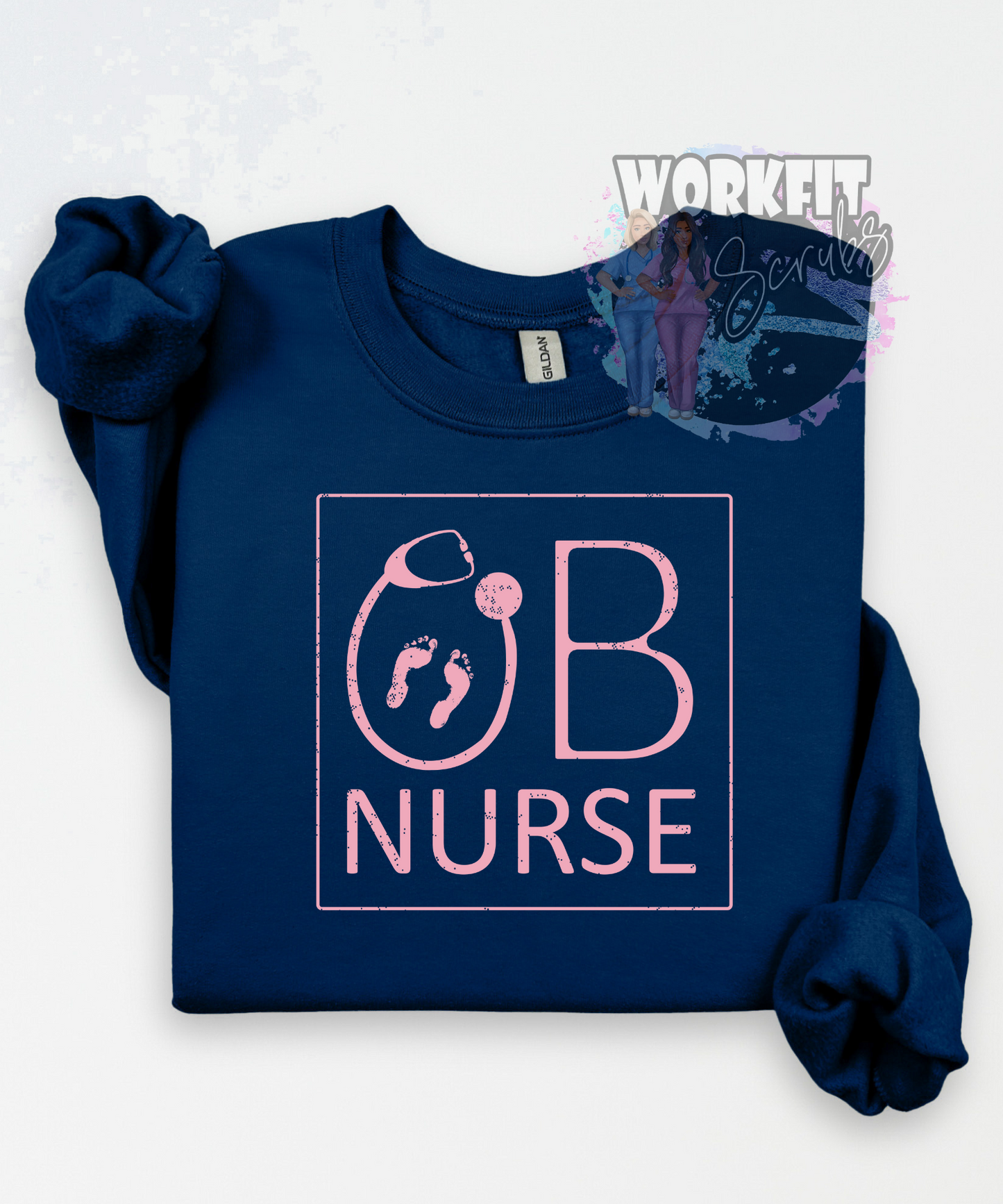 OB Nurse Crewneck