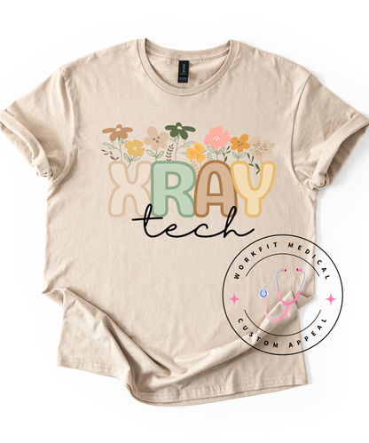 Floral XRAY Tech T-Shirt