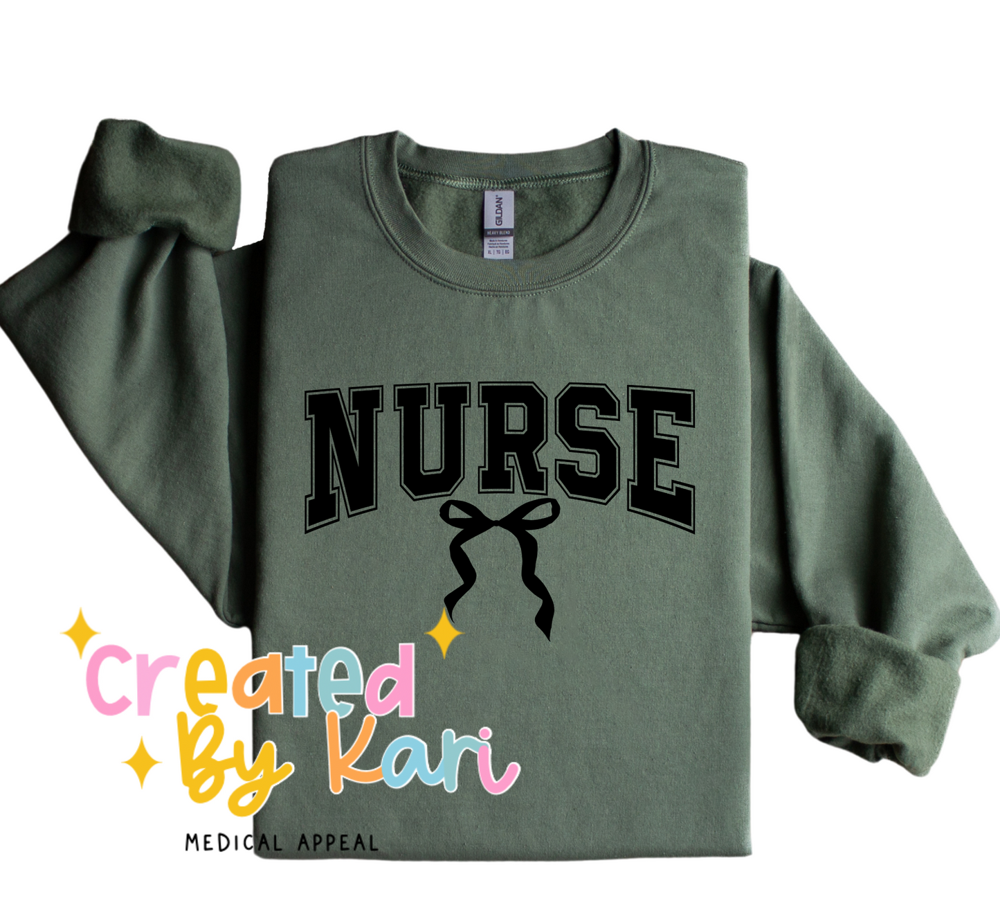 Nurse Bow Crewneck