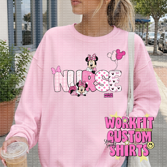 Minnie Nurse Crewneck