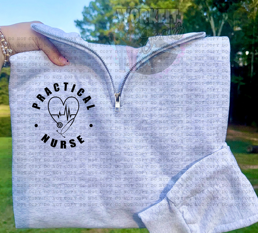 Practical Nurse 1/4 Zip Up