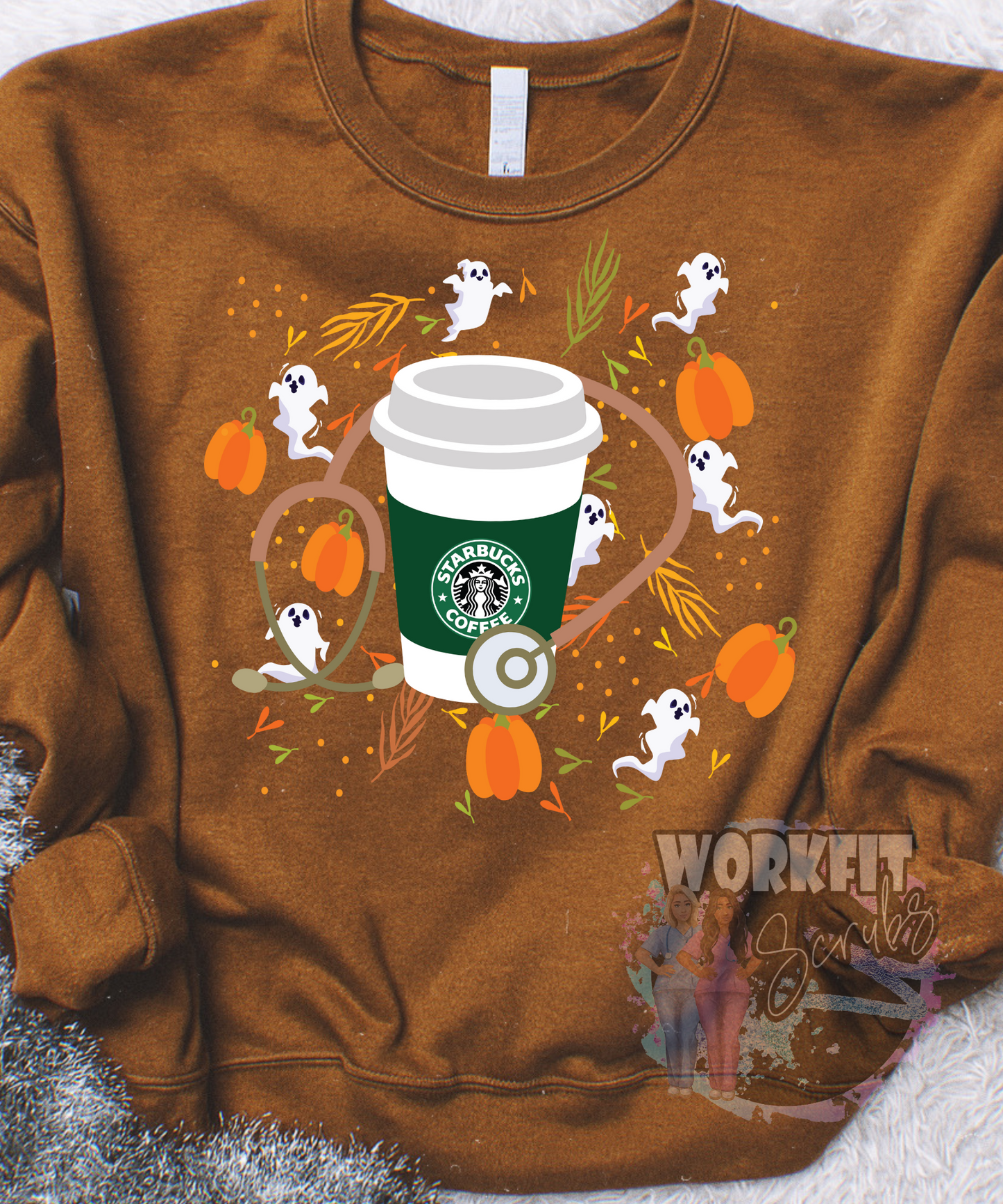 Pumpkin Spice Healthcare Crewneck