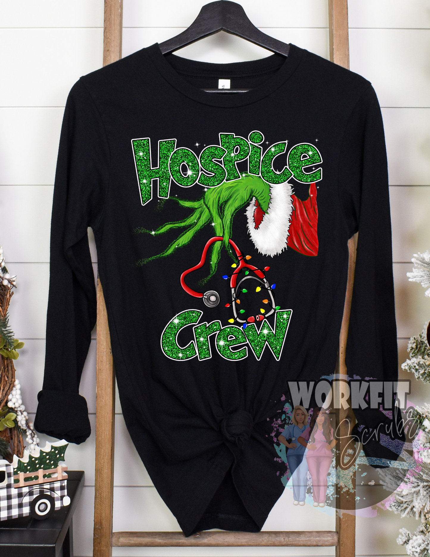 Medical Christmas - Grinch Medical Long Sleeve