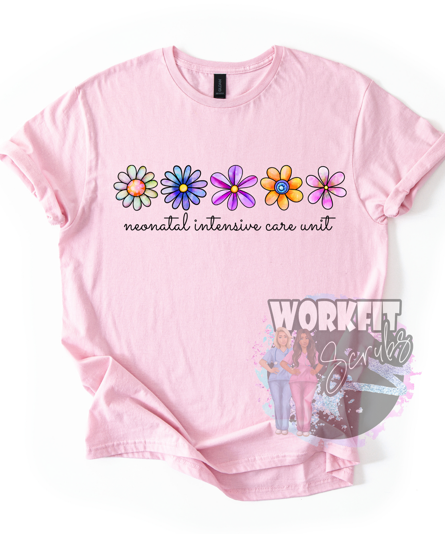 Floral NICU Tee