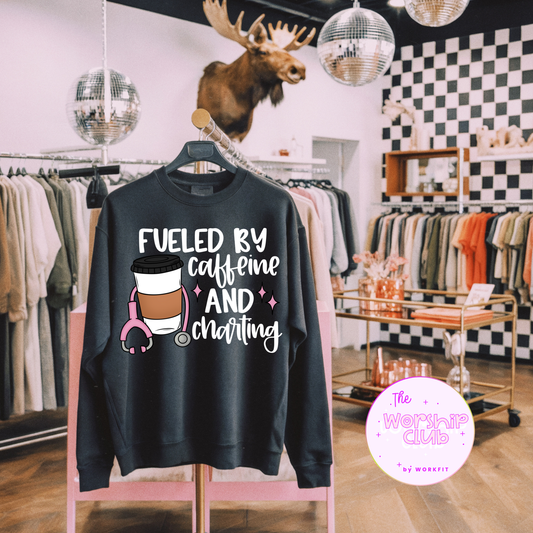 Fueled by Caffeine & Charting Sweaters