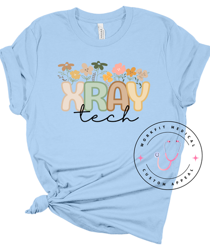 Floral XRAY Tech T-Shirt