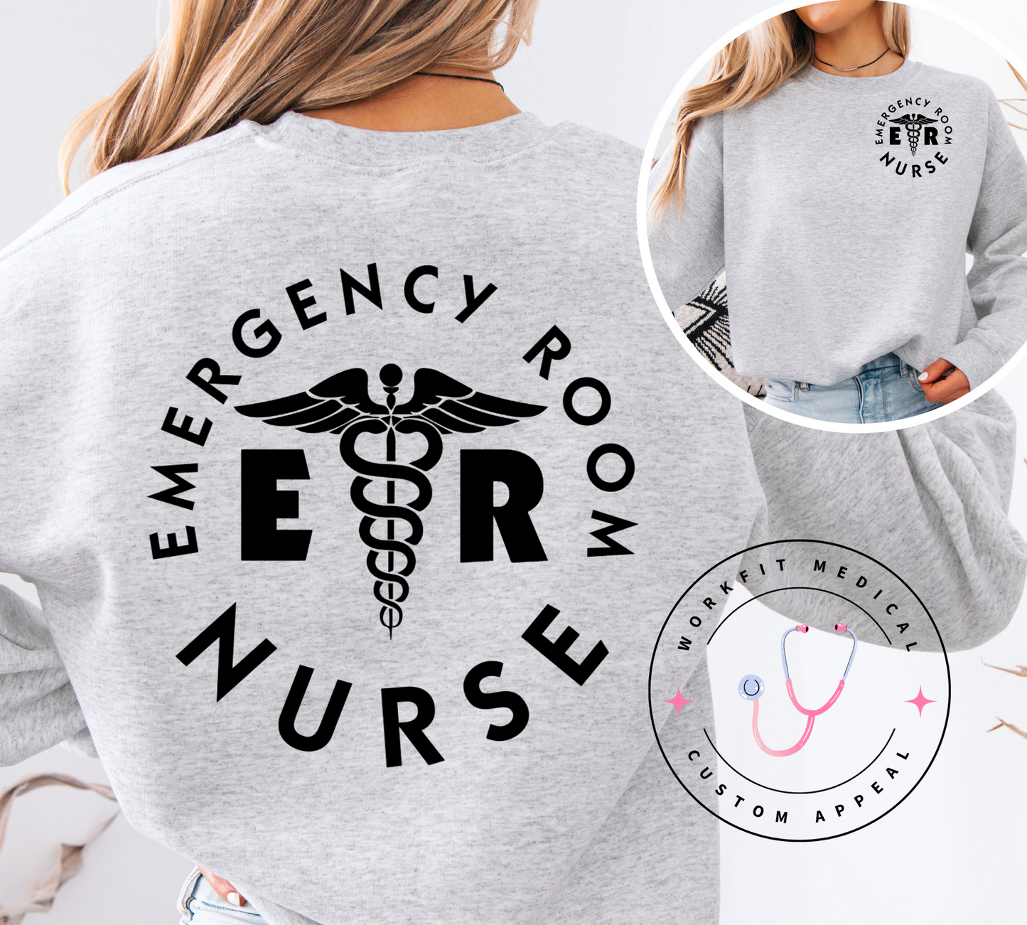Emergency Nurse Crewnecks