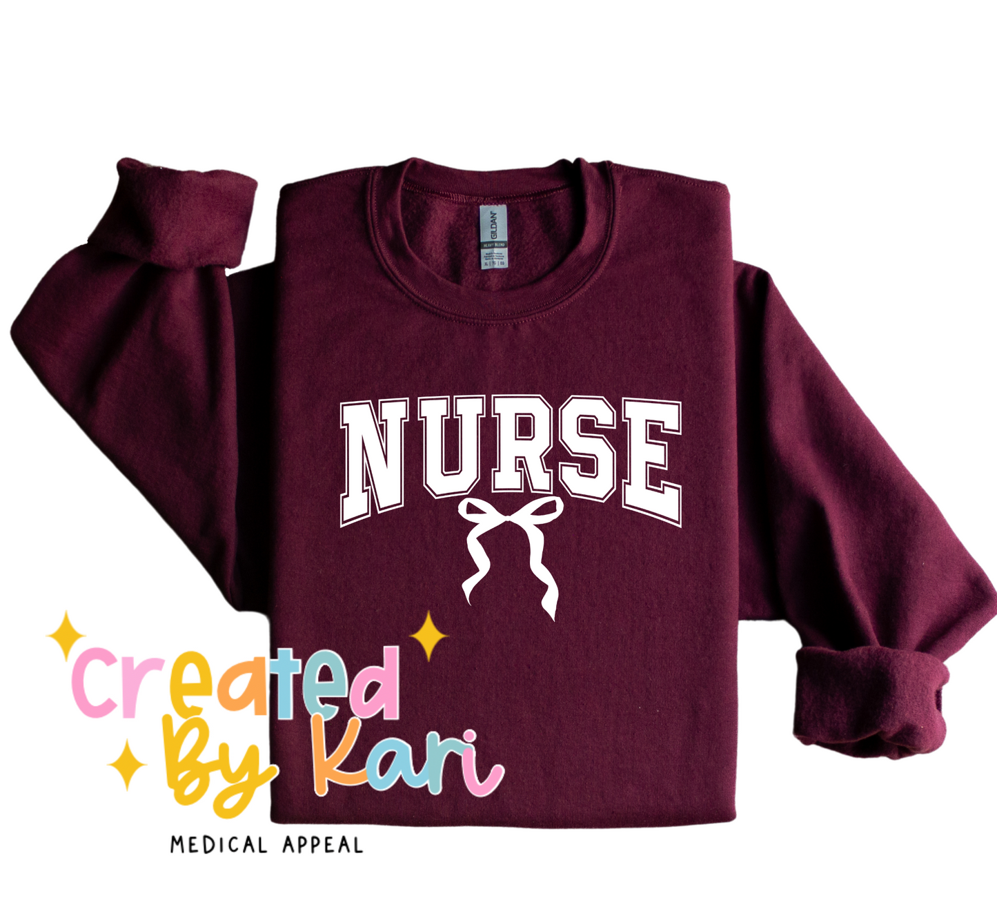 Nurse Bow Crewneck