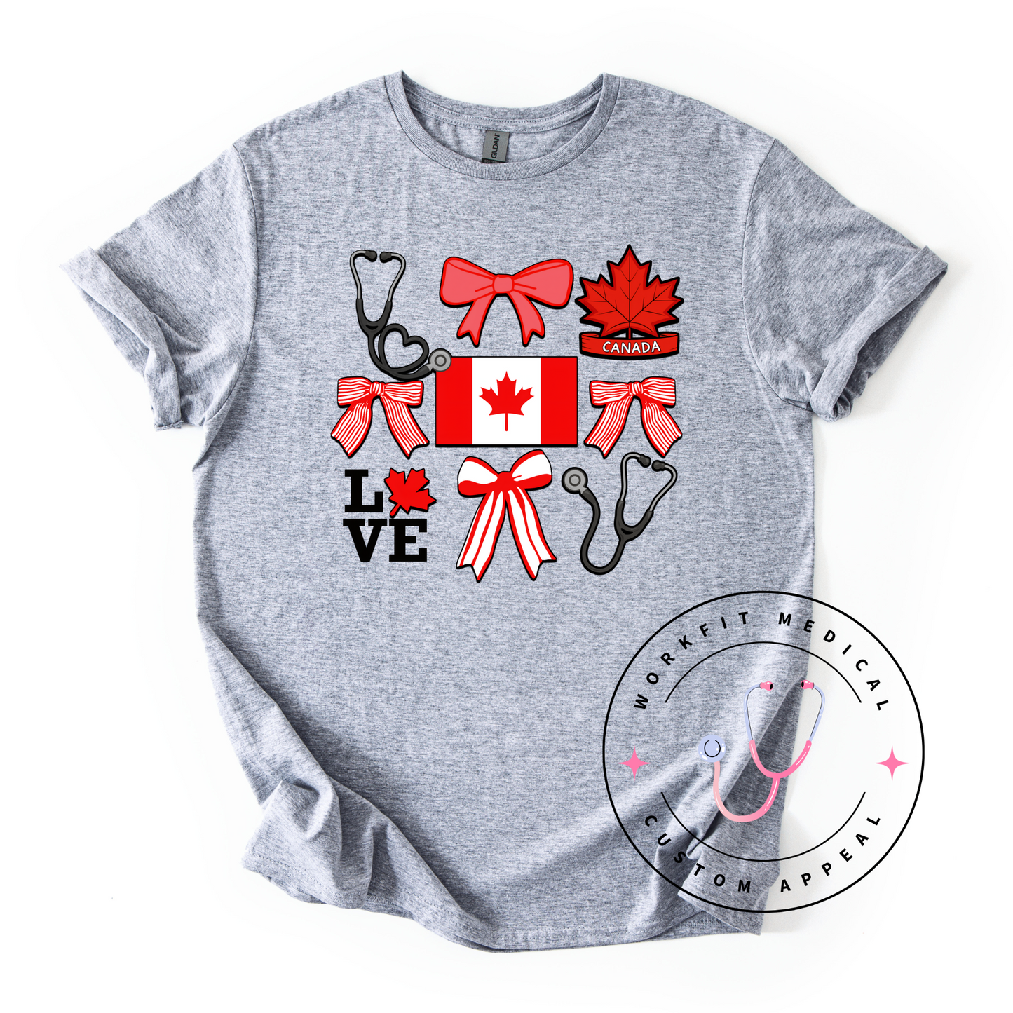 O Canada Stethoscope Bows