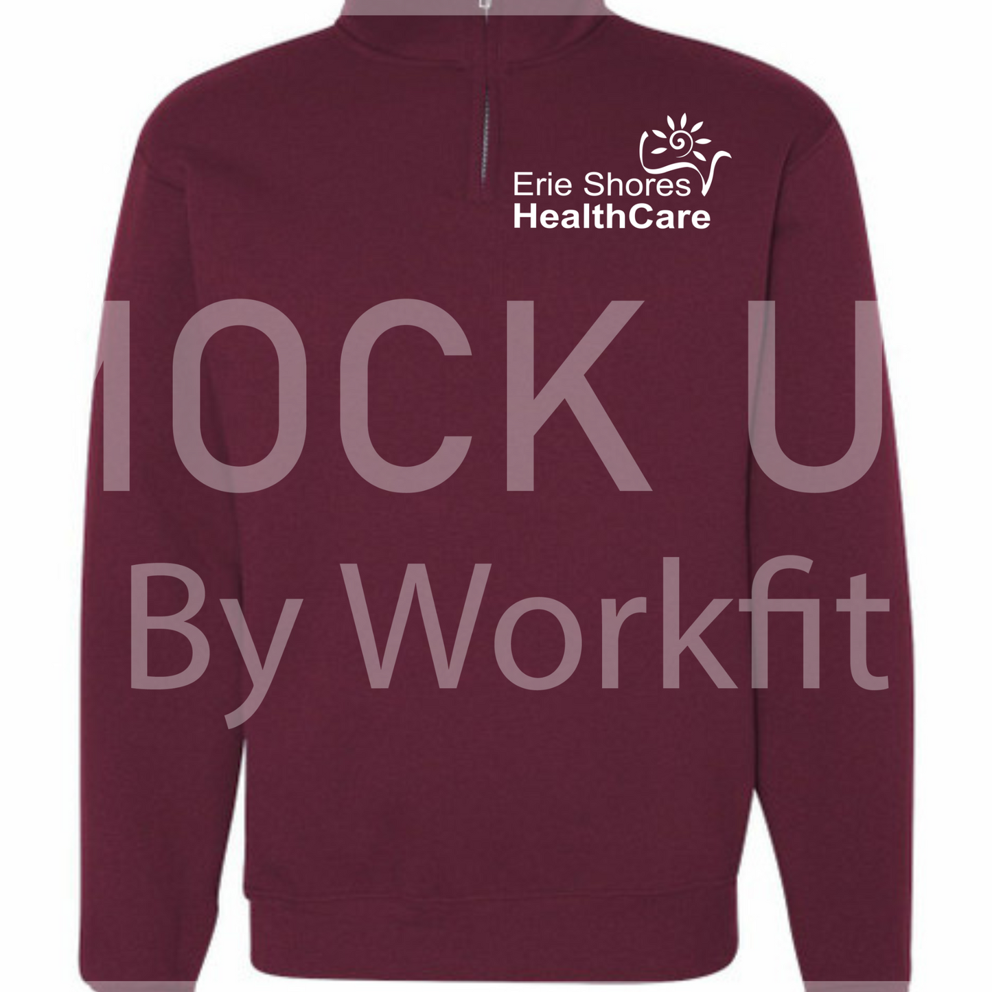 1/4 Zip Crewneck Sweaters- Erie Shores