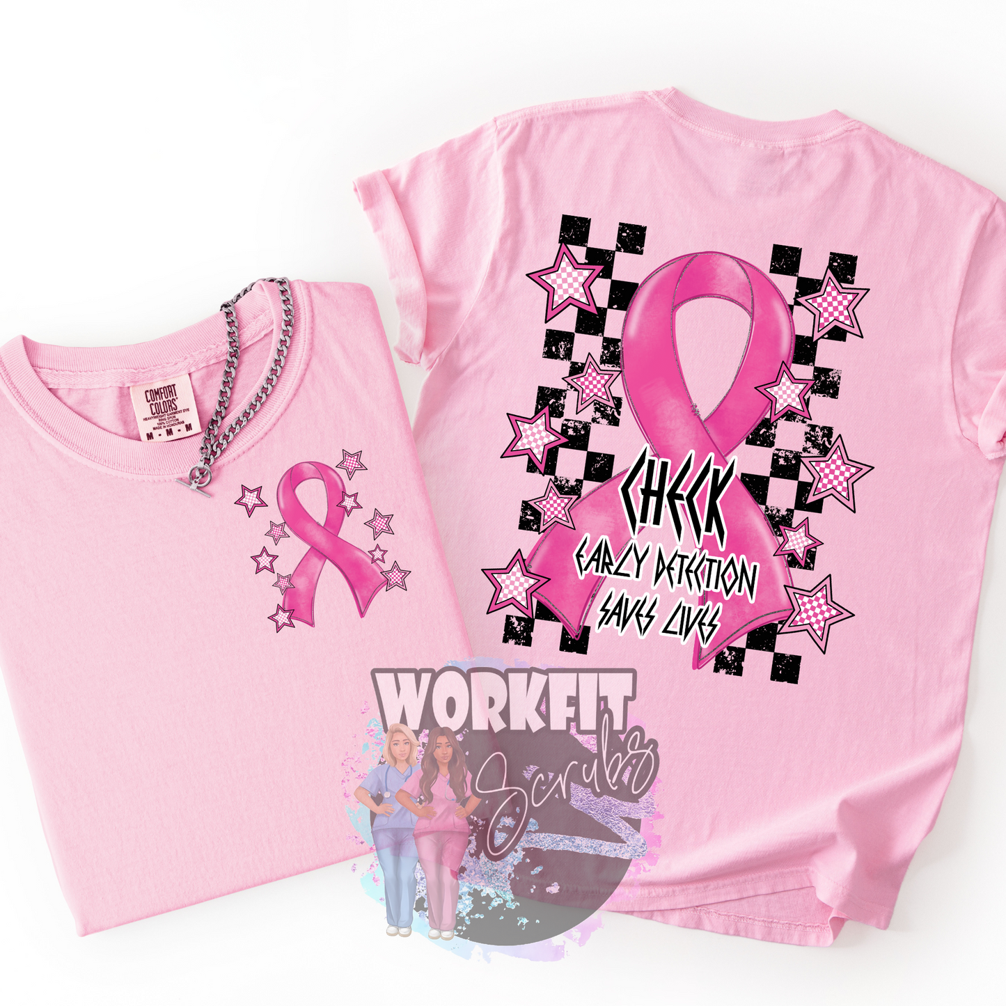 Breast Cancer Rock it T Shirt