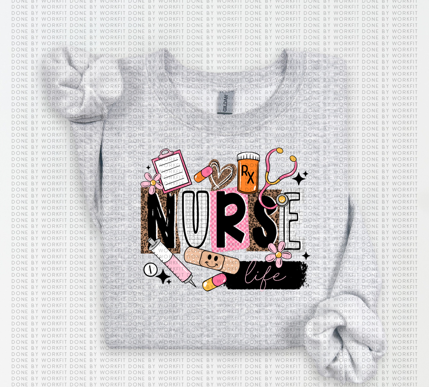 A Little bit of Nursing things Crewneck