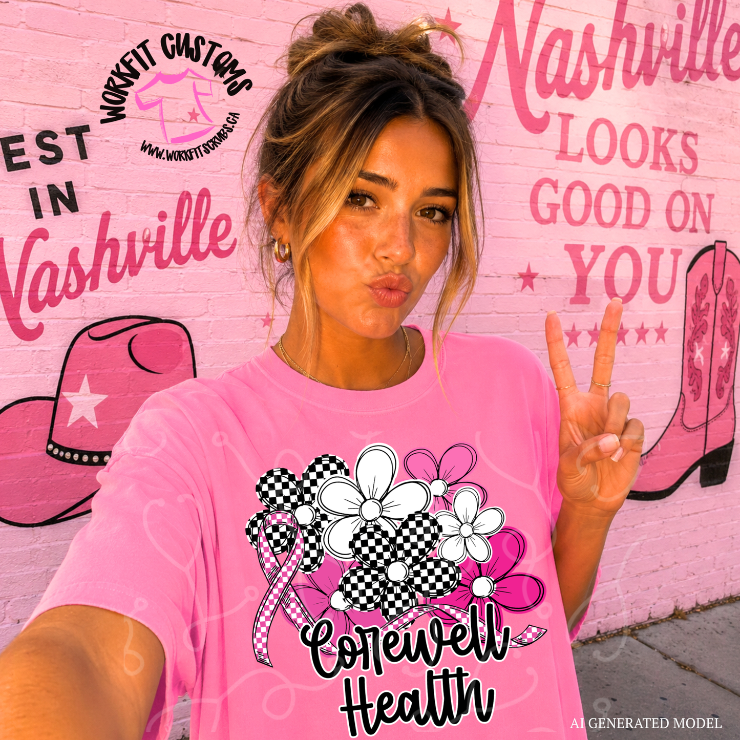 Corewell Health Breast Cancer Awareness T-Shirt