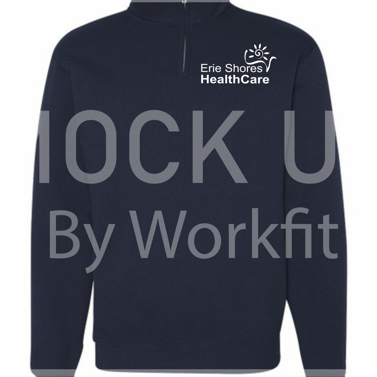 1/4 Zip Crewneck Sweaters- Erie Shores