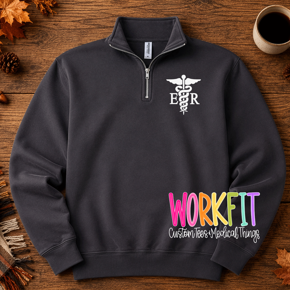 ER /Symbol 1/4 Zip Ups