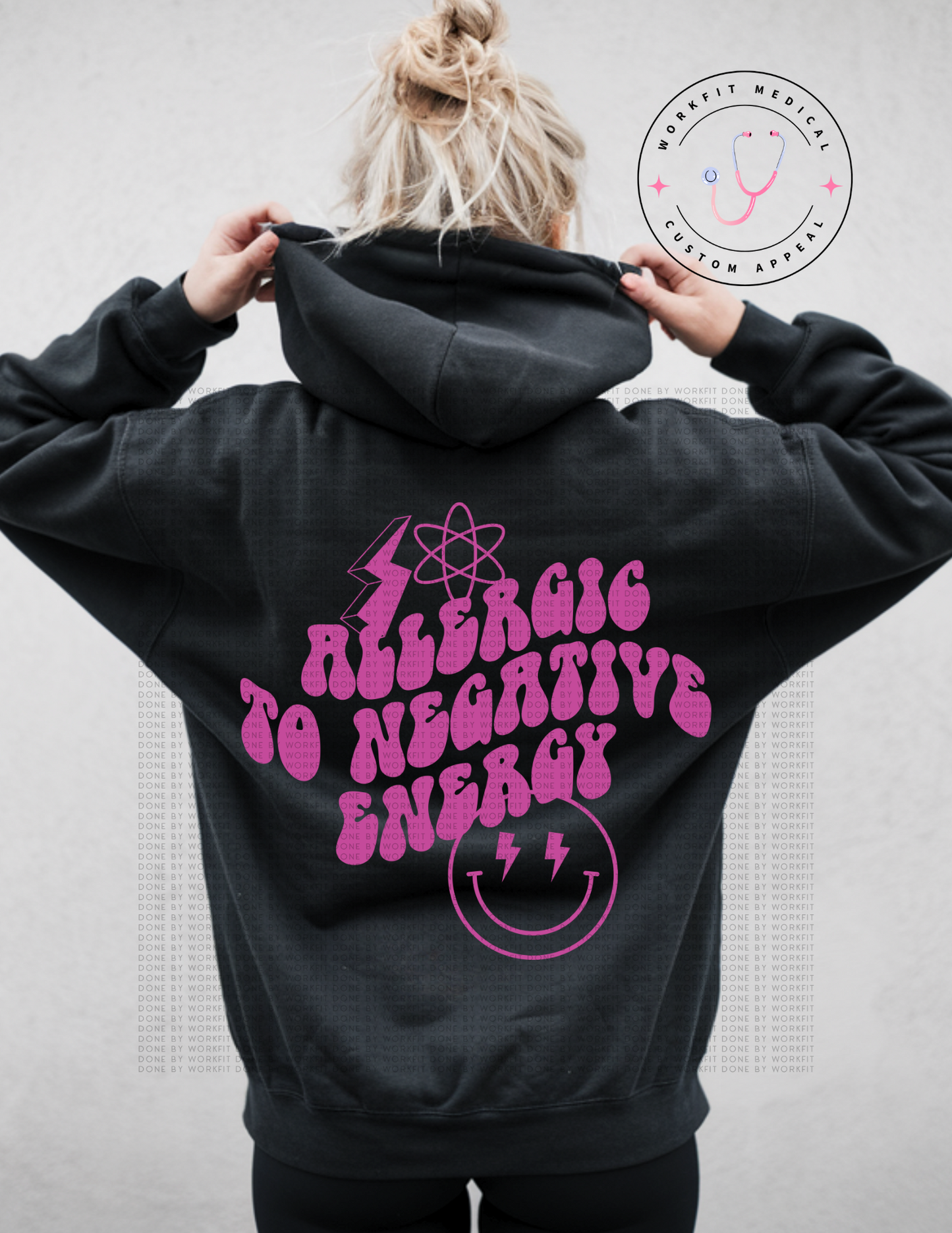 Allergic to Negative Energy Hoodie